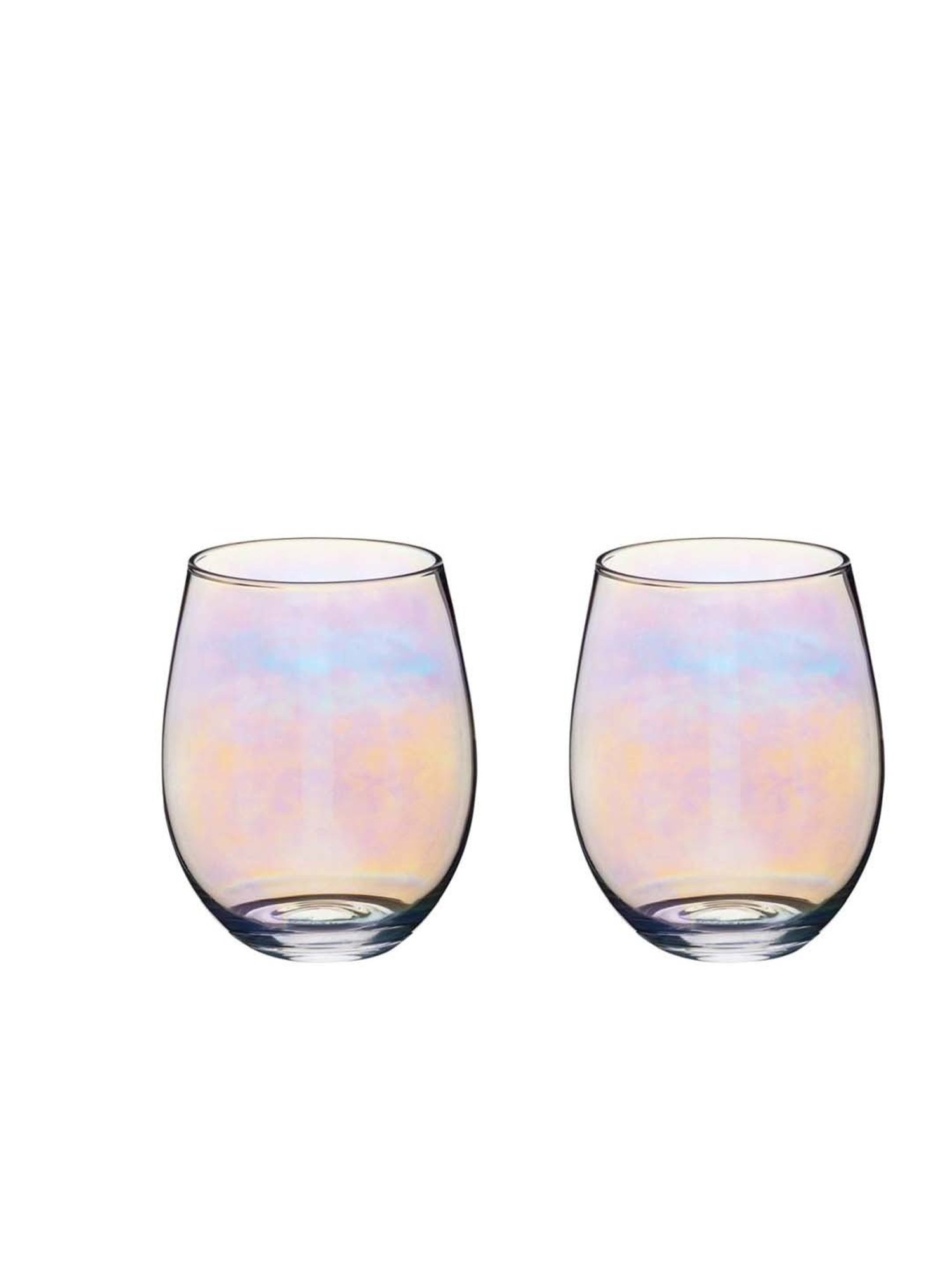 Melbify Roll Sip Transparent Cocktail Glass with straw 250ml - Set of 2