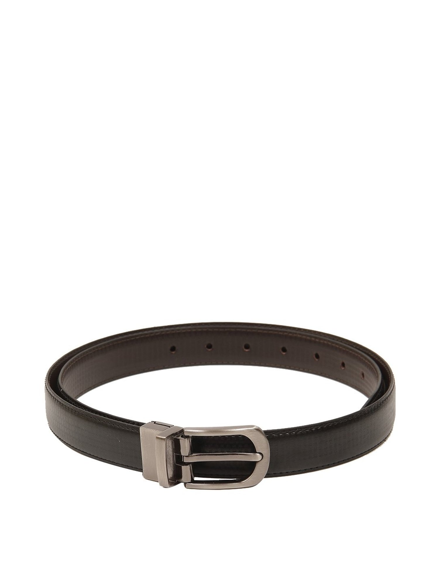 Calvadoss Black & Brown Reversible Belt for Women