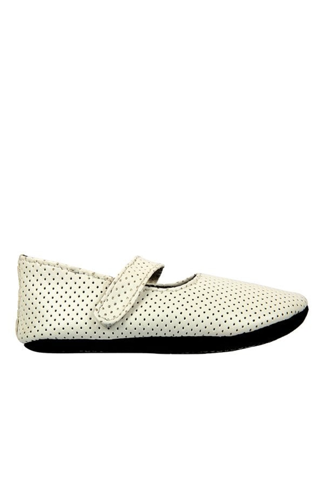 Beanz Kids Pram Calista White Velcro Shoes