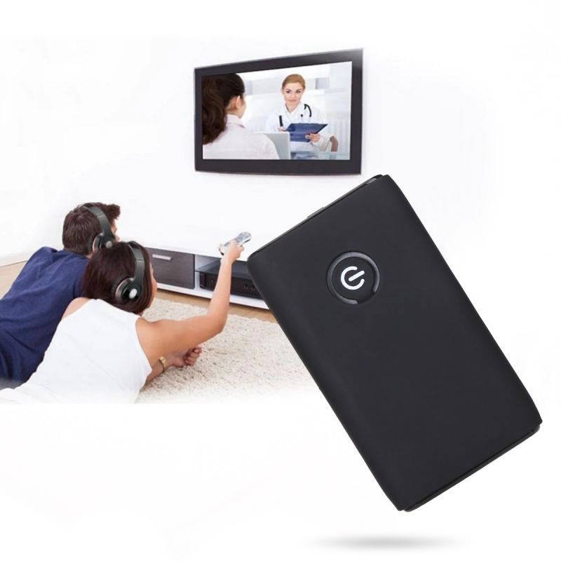 Bluetooth 5.0 Transmitter Receiver 2 IN 1 Wireless Audio 3.5mm Jack Aux Adapter for Android, IOS System Phone and All Bluetooth Audio Devices