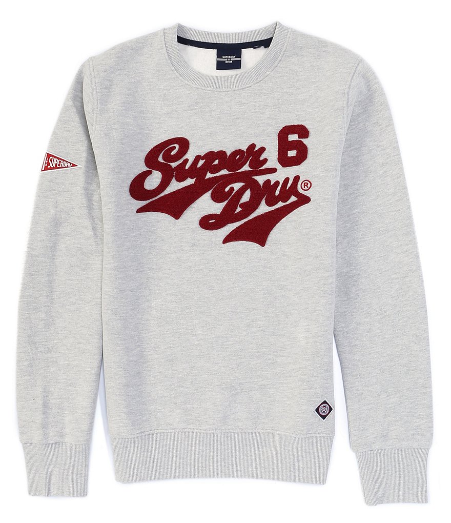 Superdry College Chenille Long-Sleeve Sweatshirt