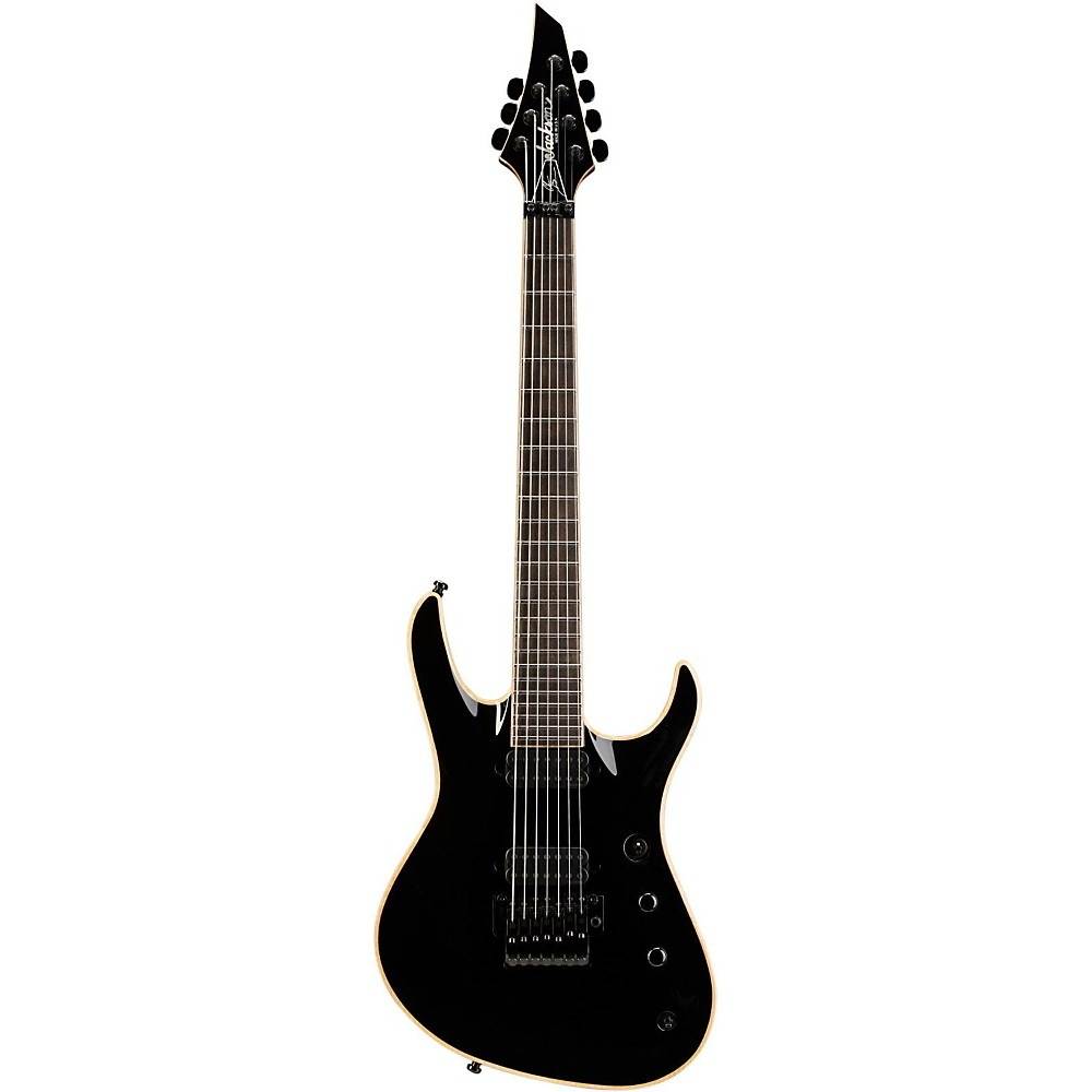 Jackson USA Chris Broderick Soloist 7-String Electric Guitar Black Ebony Fingerboard