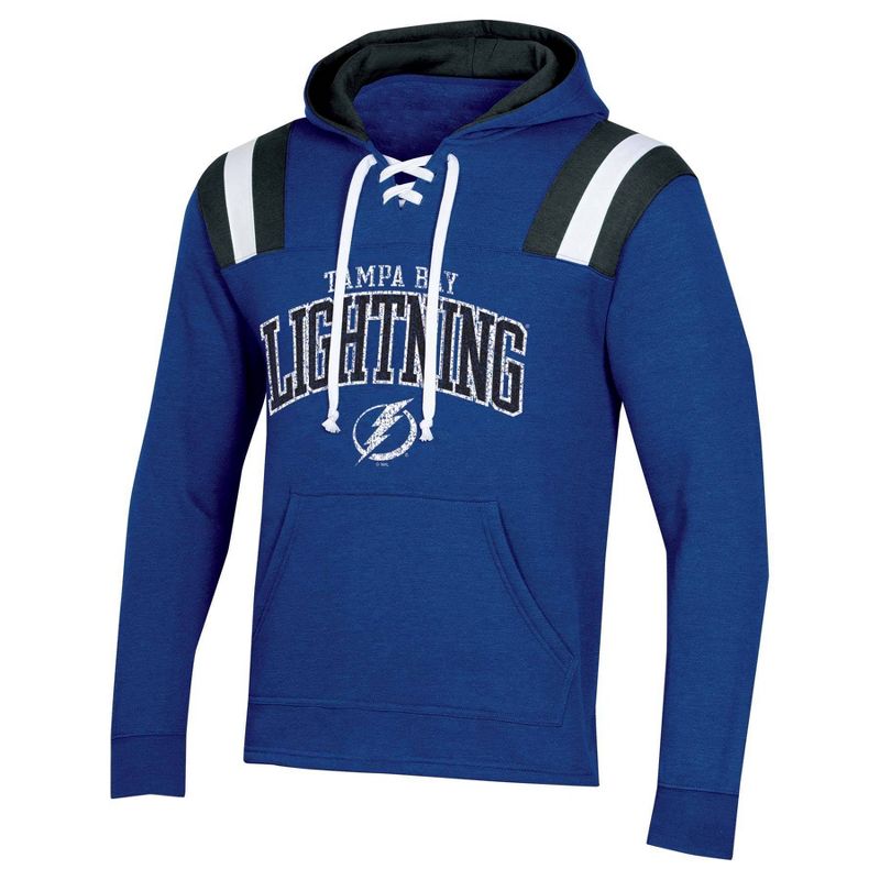 NHL Tampa Bay Lightning Men's Hat Trick Laced Hoodie - XL