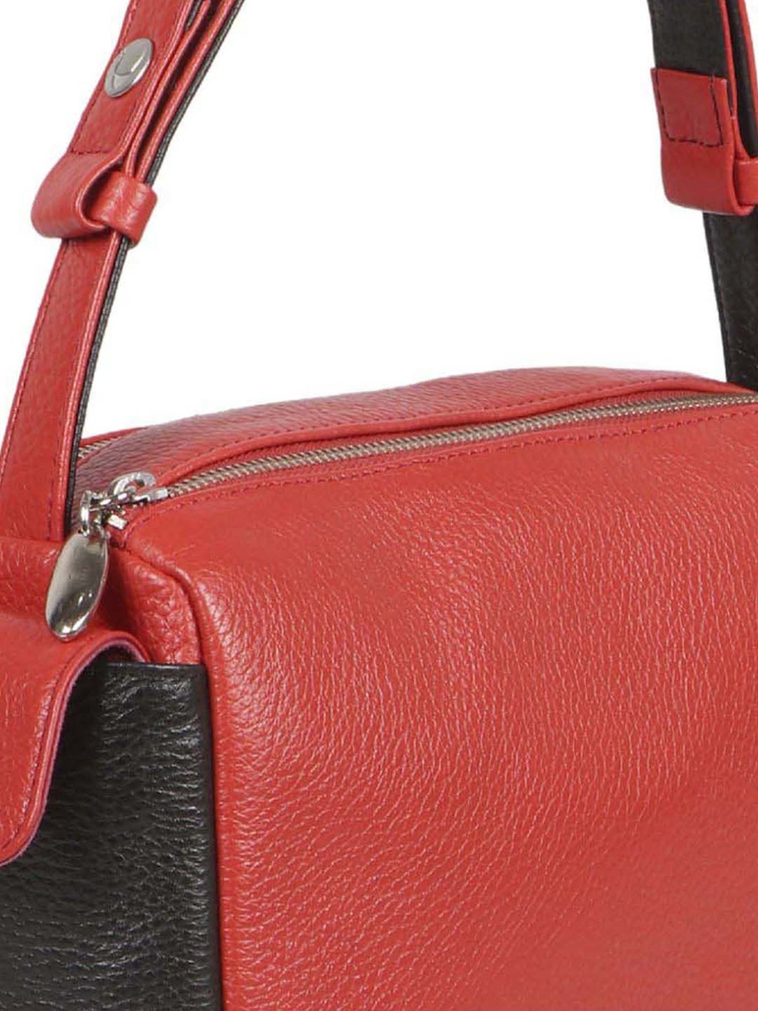 Hidesign Hipsters Red Woke 01 Solid Medium Shoulder Handbag