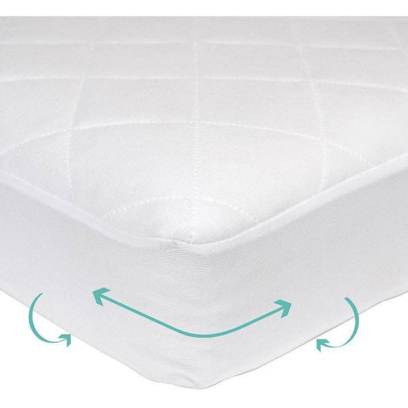 Kolcraft Waterproof Crib and Toddler Mattress Pad