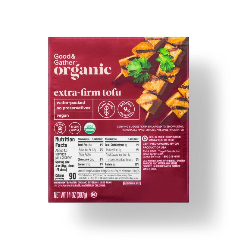 Hodo Plant-Based Organic Vegan Moroccan Tofu Cubes - 8oz