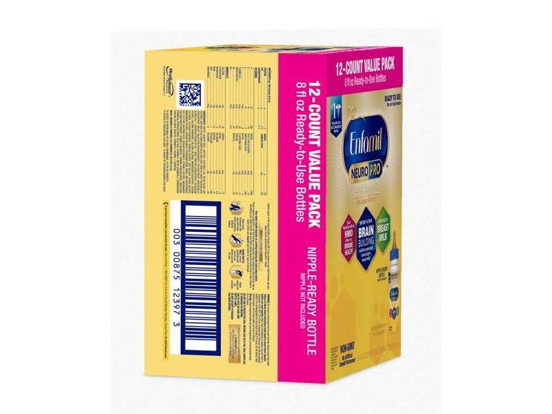Enfamil NeuroPro Ready to Use Infant Formula Bottles - 12ct/8 fl oz Each