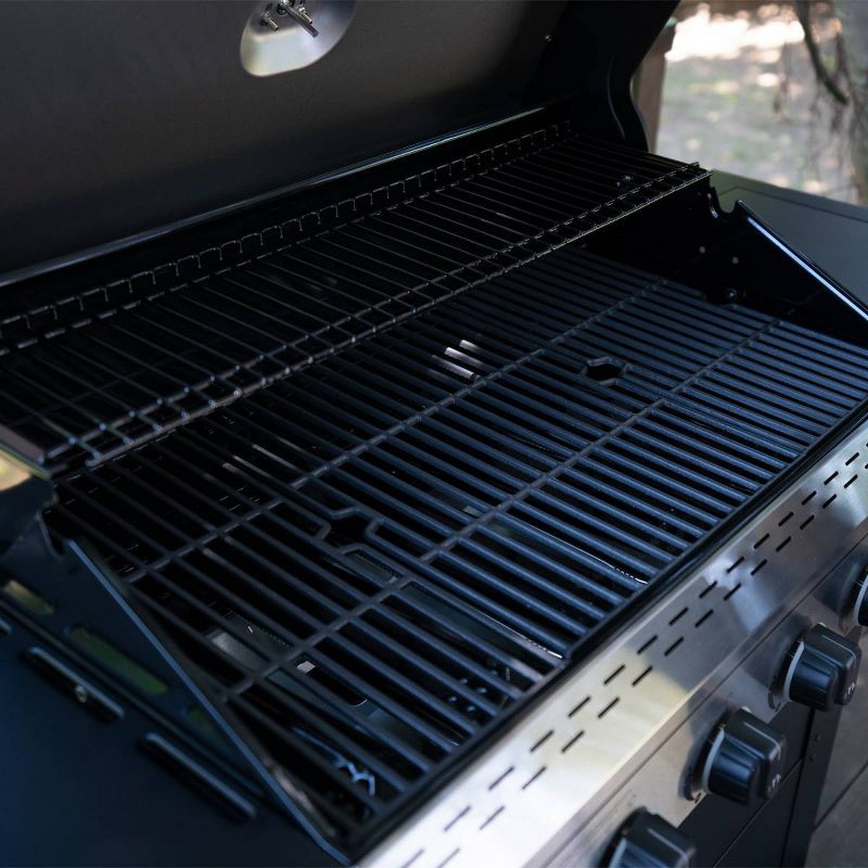 Megamaster 6-Burner Gas Grill with Stainless Steel Tong 720-0983CTG
