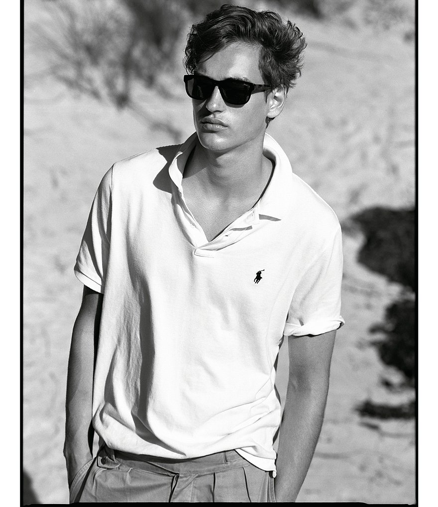 Polo Ralph Lauren Classic-Fit Solid Mesh Polo Shirt