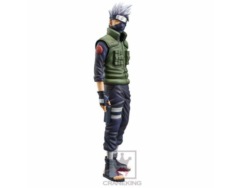 Banpresto Naruto Shippuden Grandista Shinobi Relations Hatake Kakashi 11" Figure