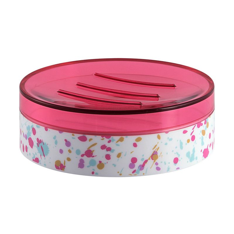 3pc Confetti Bath Set with Tumbler Pink - Allure Home Creations