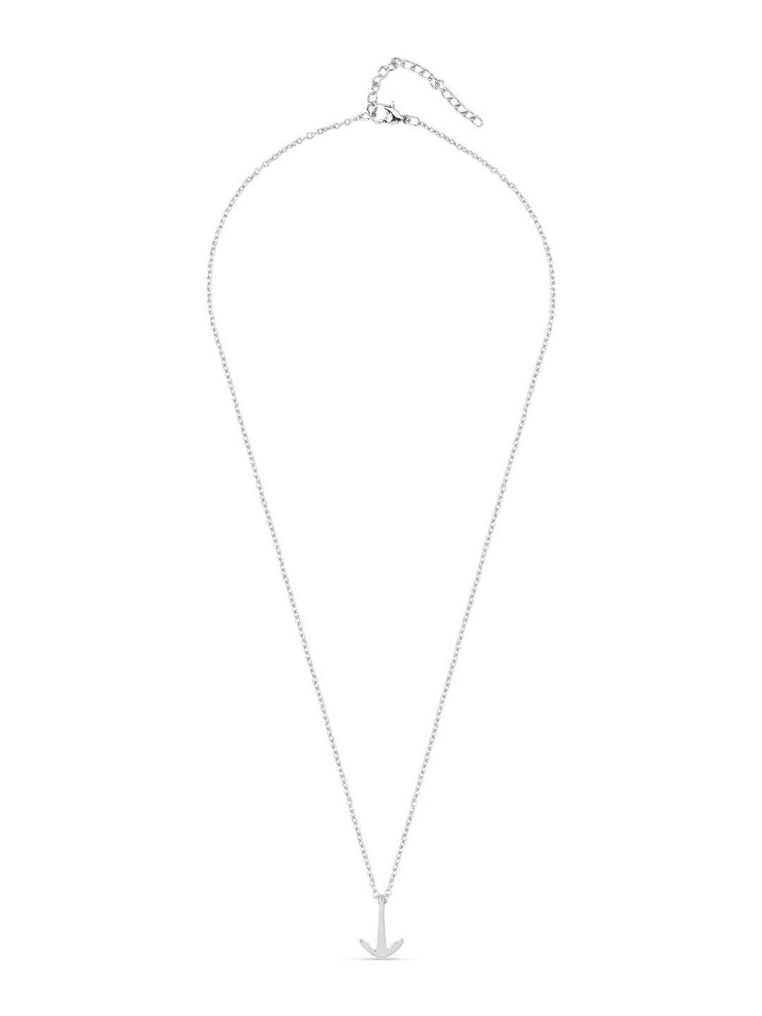 The Bro Code Silver-Plated Arrow Pendant Necklace for Men