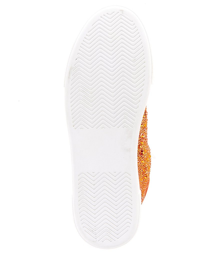 Blue by Betsey Johnson Sidny Rhinestone Embellished Platform Lace-Up Sneakers