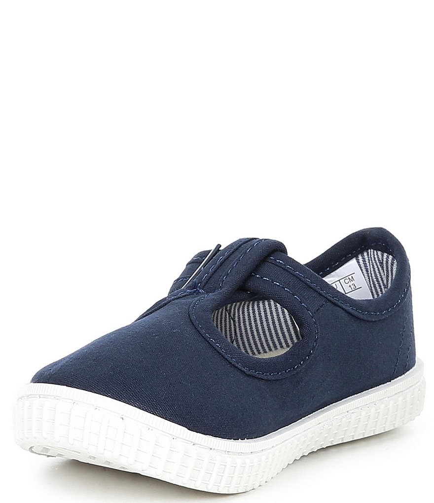 Copper Key Adventure Wear Girl's Bestee-A Washable Canvas T-Strap Sneakers (Infant)