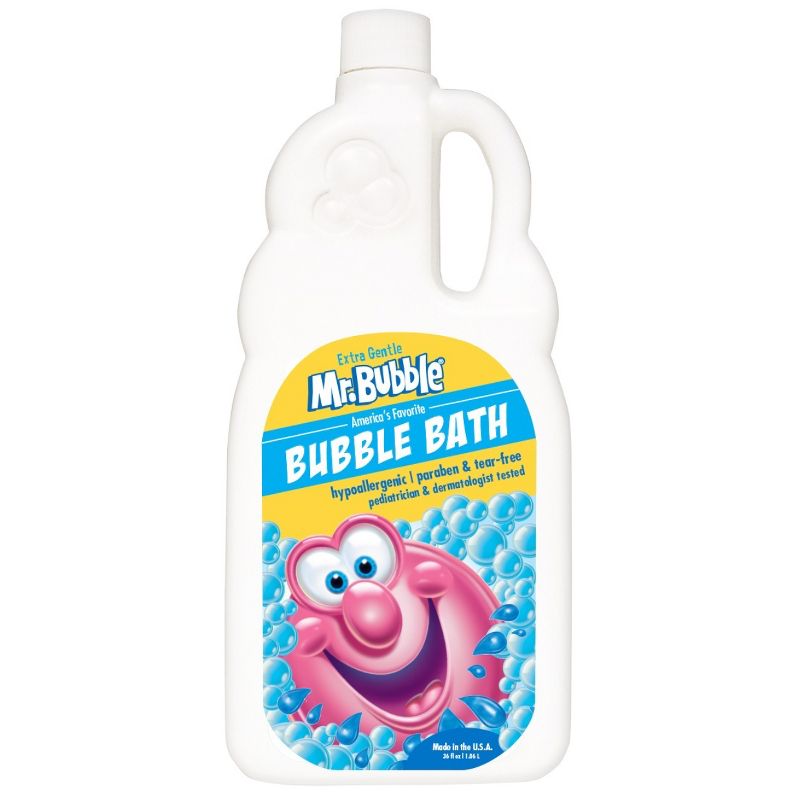 Mr. Bubble Extra Gentle Dye & Fragrance Free Bubble Bath 36-oz