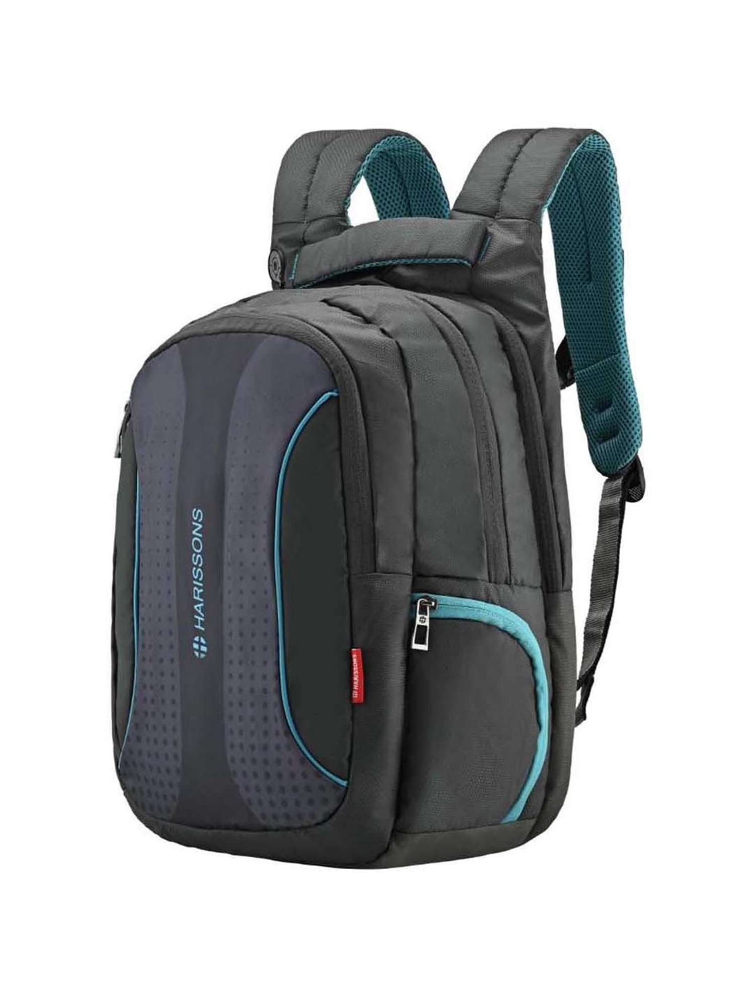 Harissons Flinch Grey Polyester Solid Laptop Backpack - 35 Ltrs