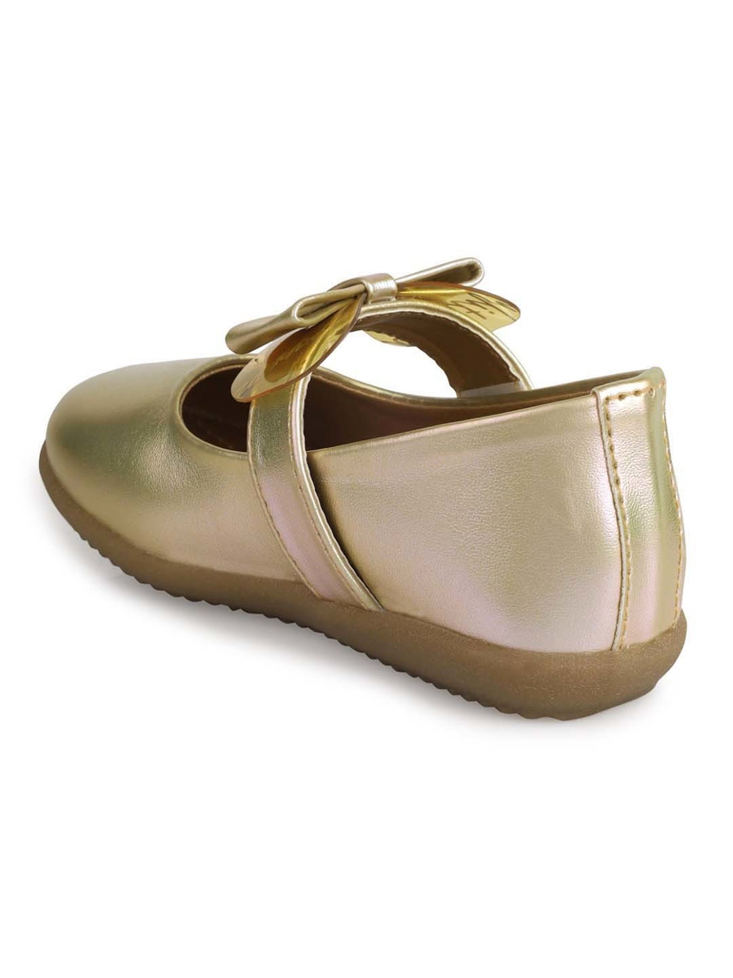 Minesole Kids Golden Mary Jane Shoes