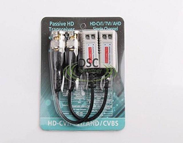 128 (64 Pack of 2) Mini CCTV BNC Video or audio Balun (DSC-TP2AL)