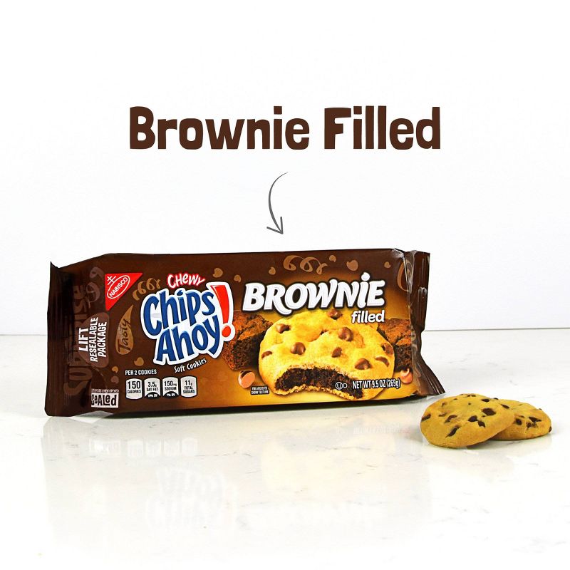 Chips Ahoy! Chewy Brownie Filled Chocolate Chip Cookies - 9.5oz
