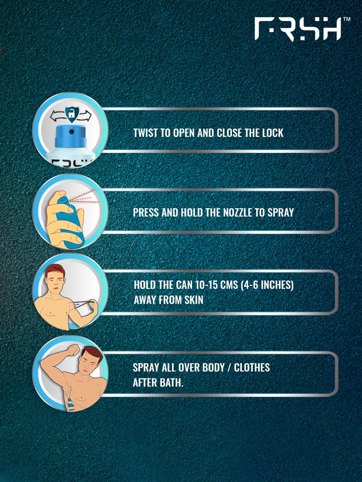 FRSH Dedorant Body Spray Swag - Pack of 2