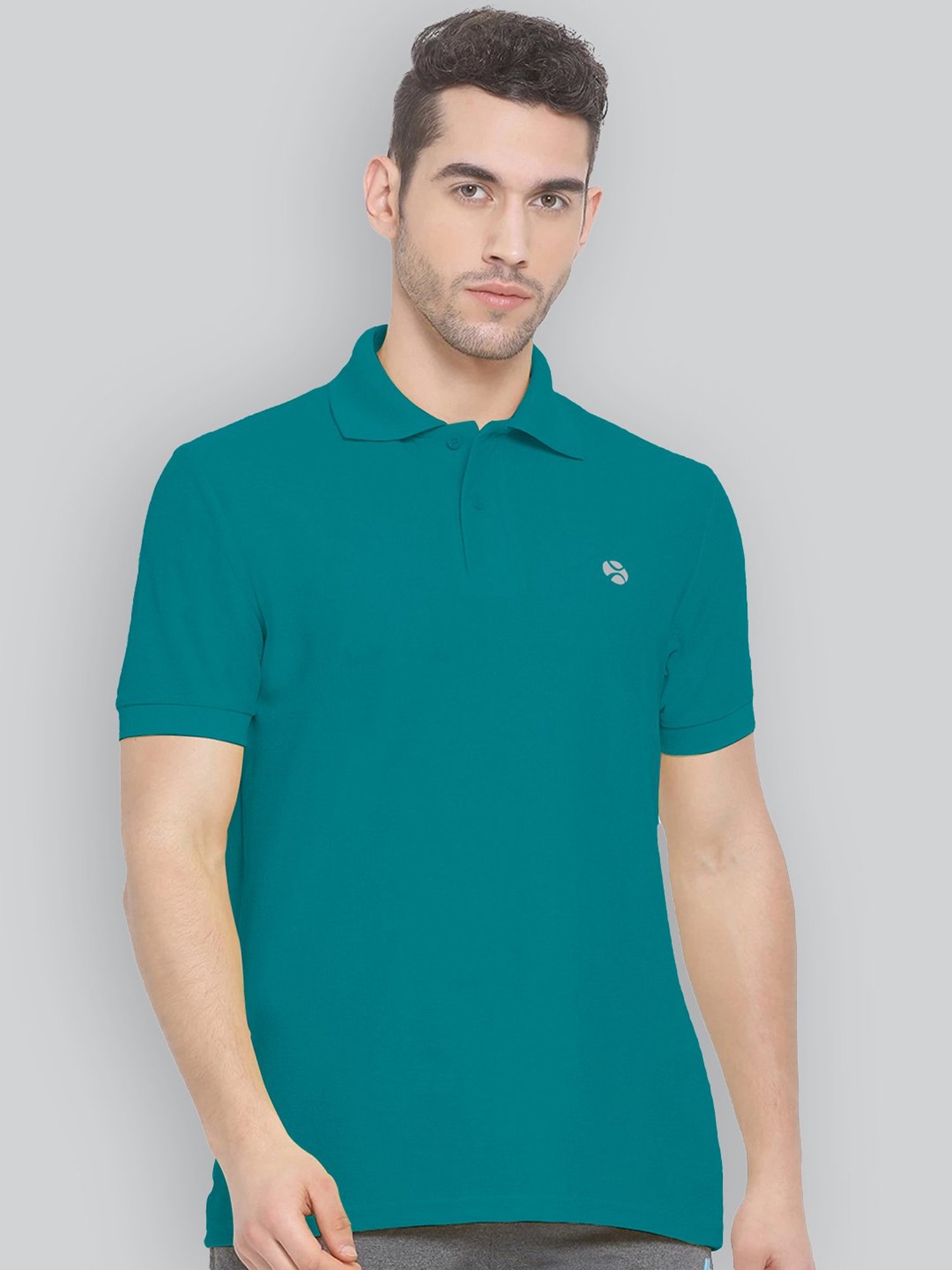 Lux Nitro Turquoise Regular Fit Polo T-Shirt