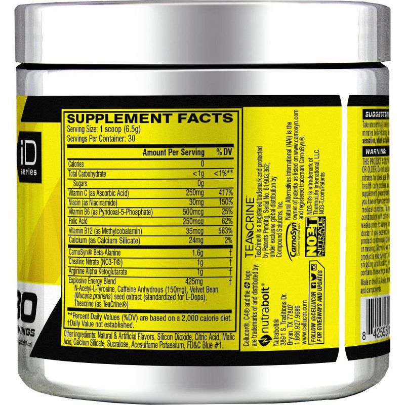 Cellucor C4 Original Pre-Workout Supplement Powder - Icy Blue Razz - 5.7oz