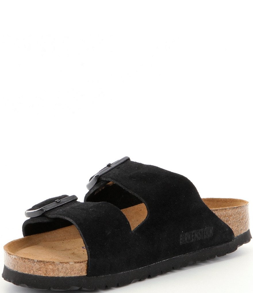 Birkenstock Women's Arizona Suede Dual Adjustable Buckle Strap Sandals