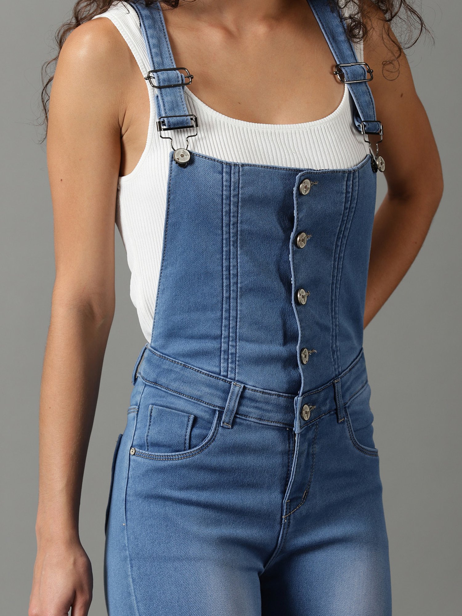 SHOWOFF Blue Dungaree