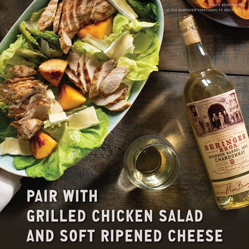 Beringer Bros. Bourbon Barrel Chardonnay White Wine - 750ml Bottle