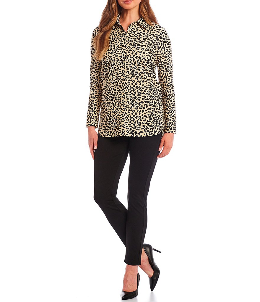 Jude Connally Olivia Ponte Knit Pull-On Hidden Elastic Waist Pants