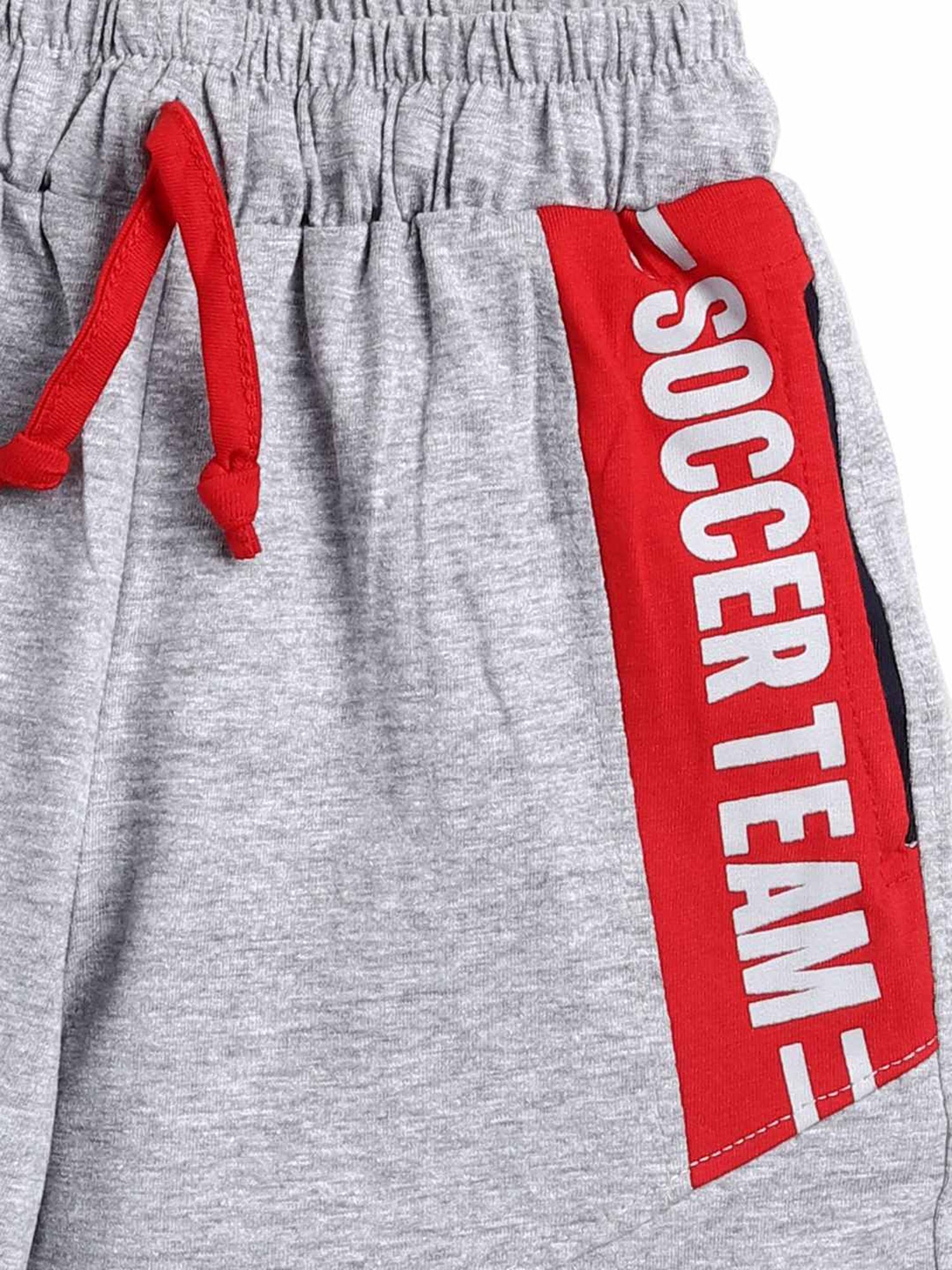 Todd N Teen Kids Navy & Grey Cotton Printed Bermunda