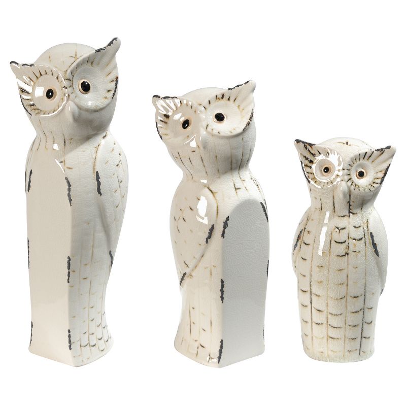 Owls - Set of 3 - A&B Home