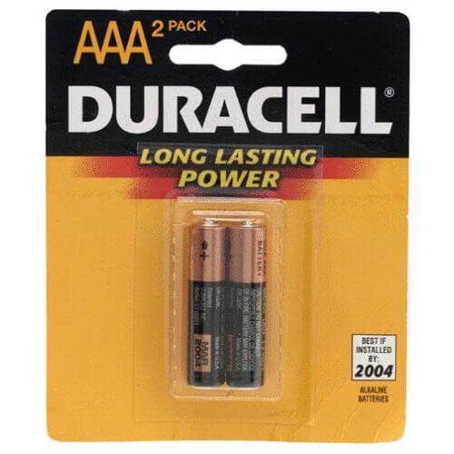 DURACELL R MN-2400B2 AAA 2PK ALK-DUR CARDED