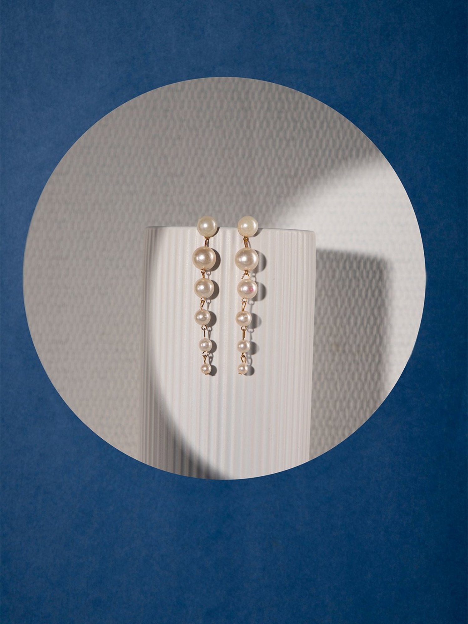 Prita by Priyaasi Pear Dangler Earrings - Set of 2