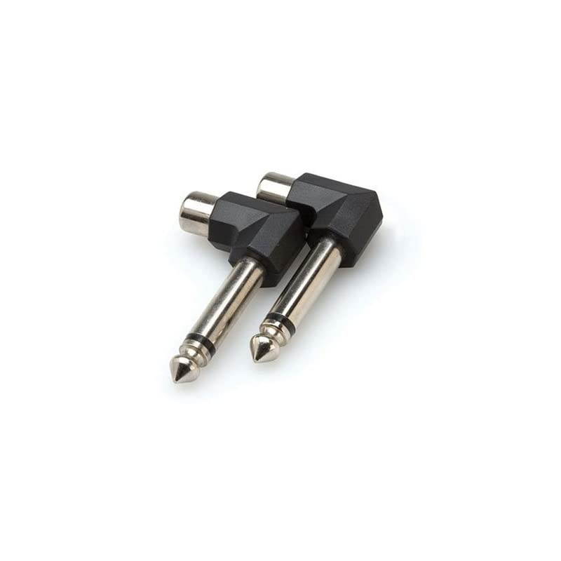 GPR123 RCA to 14 TS Right Angle Adaptors 2 Pieces