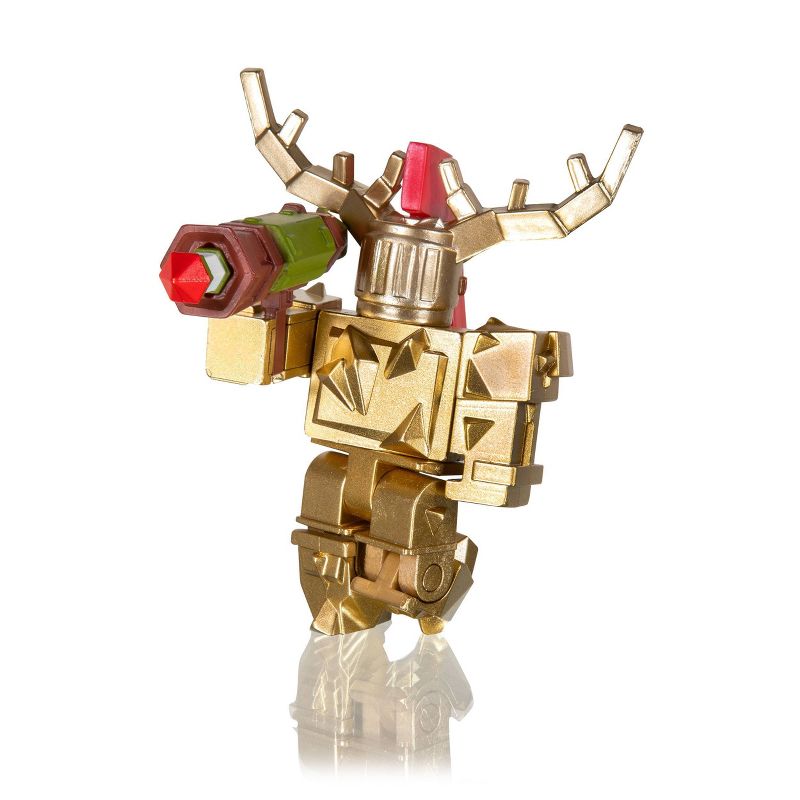 Roblox Celebrity Collection - Fantastic Frontier: Gold Corrupted Knight Figure Pack (Includes Exclusive Virtual Item)