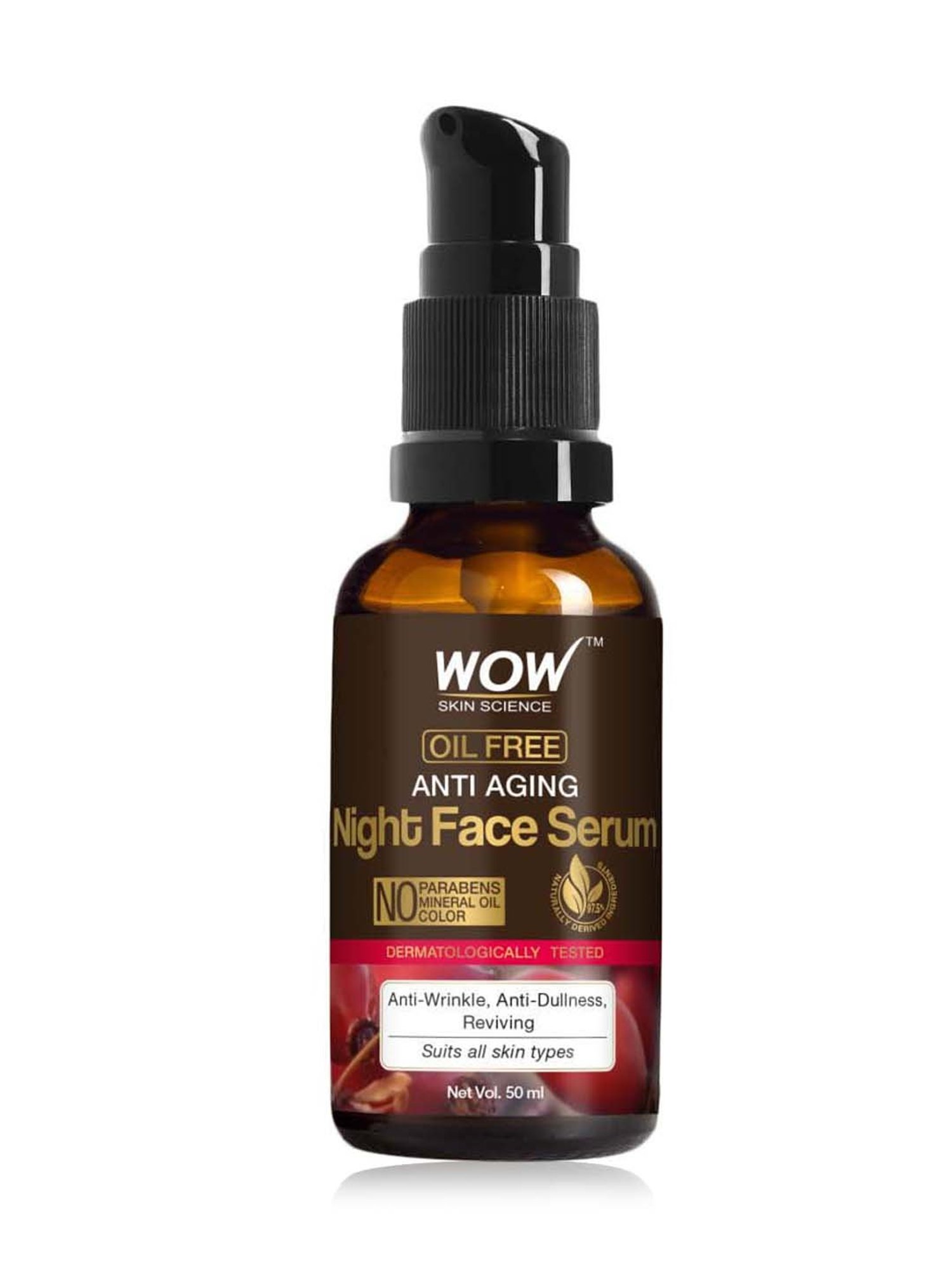 WOW Skin Science Anti Aging Night Face Serum - 50 ml