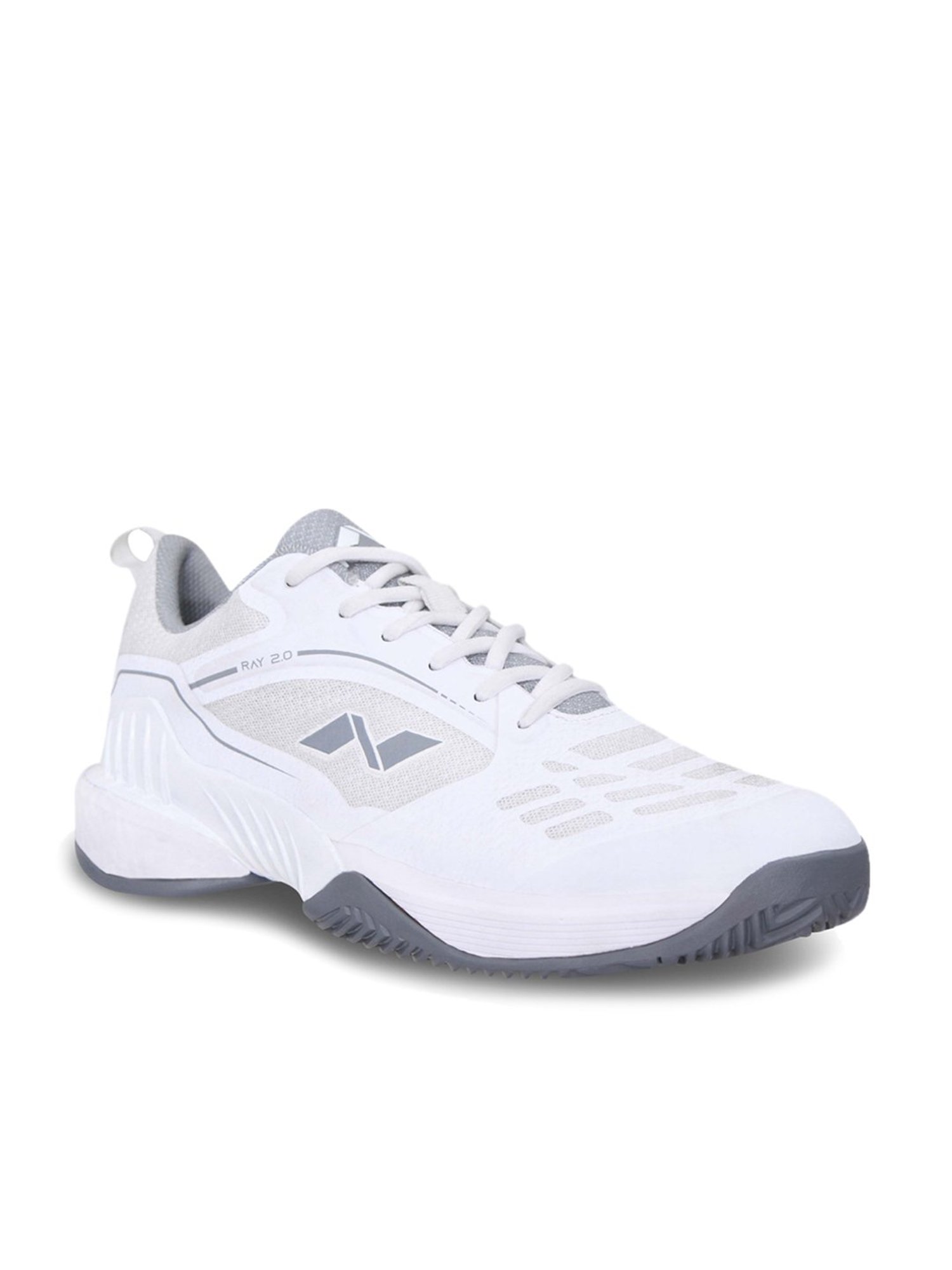 Nivia Ray 2.0 White Tennis Shoes