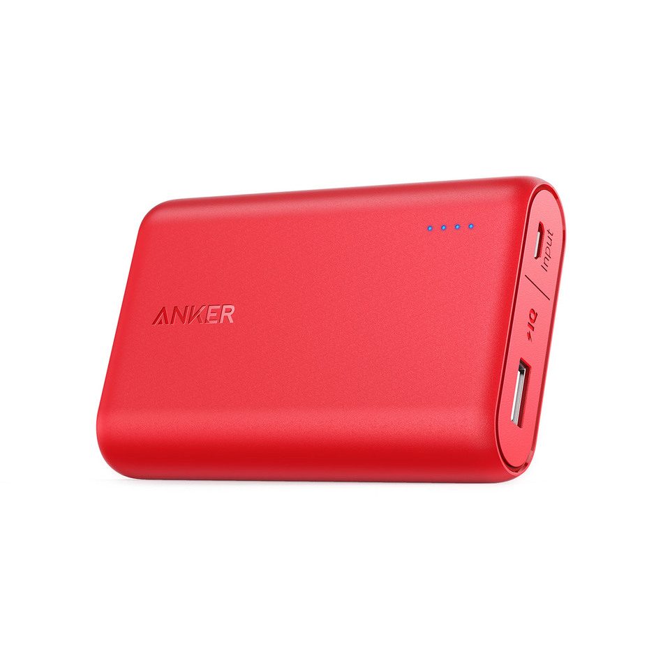 Anker PowerCore 10000 Portable Charger, One of the Smallest and Lightest 10000mAh External Battery, for iPhone, Samsung Galaxy and More