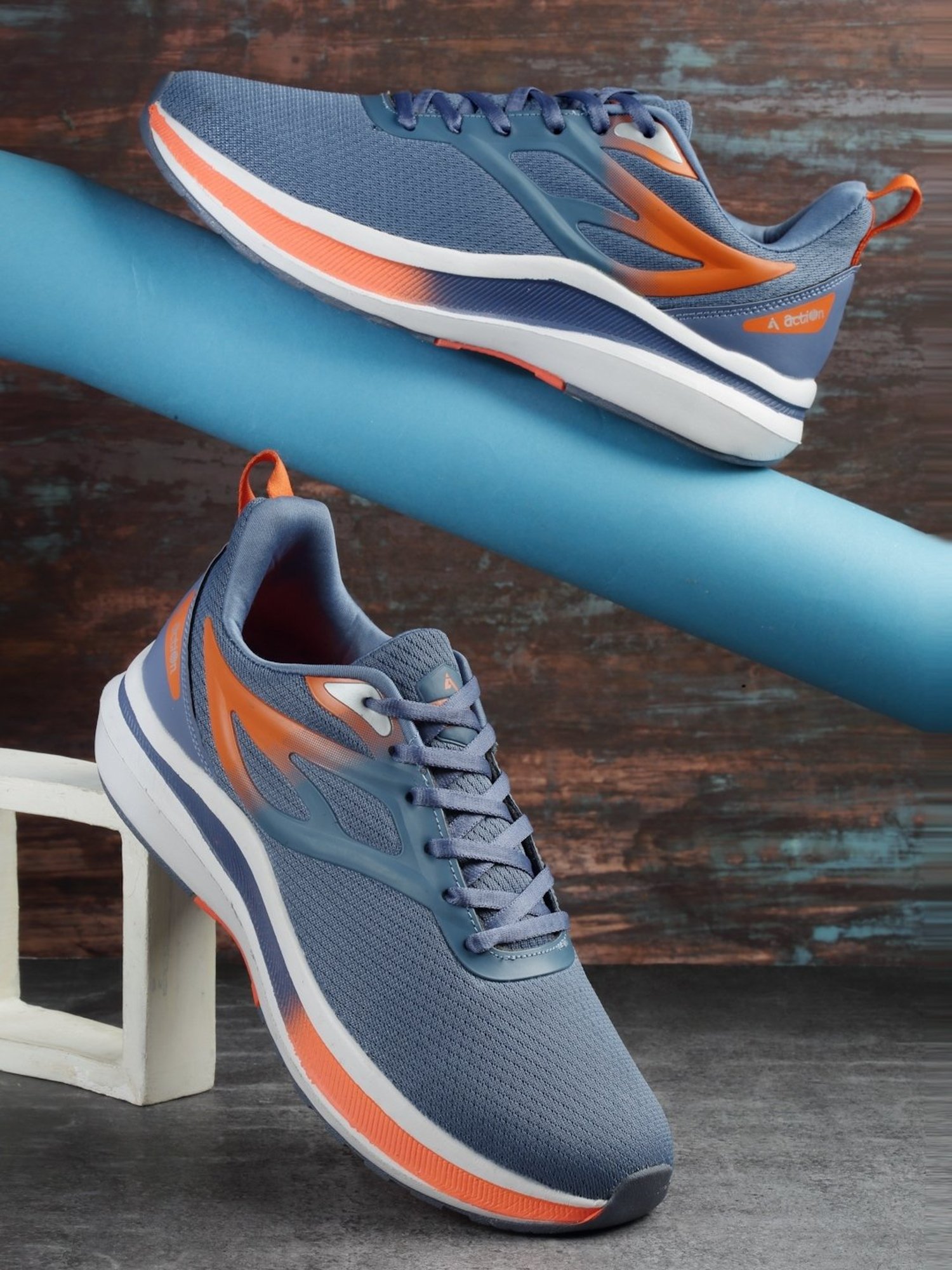 Action Men's Blue Running Shoes