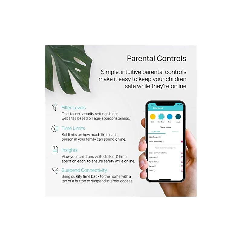 Deco Mesh WiFi System (Deco S4) &ndash; Up to 5,500 Sq.ft. Coverage, Replaces WiFi Router and Extender, Gigabit Ports, Works with Alexa, 3-pack