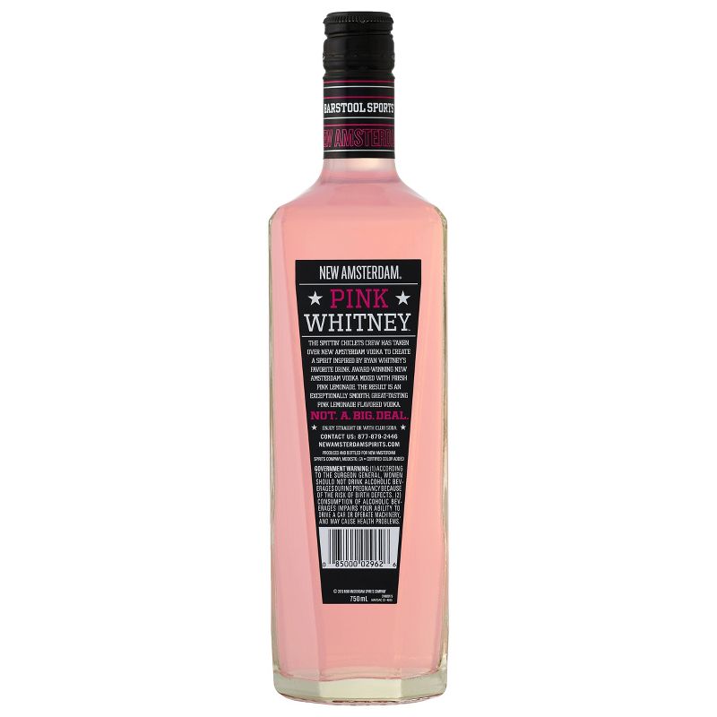 New Amsterdam Pink Whitney Vodka - 750ml Bottle
