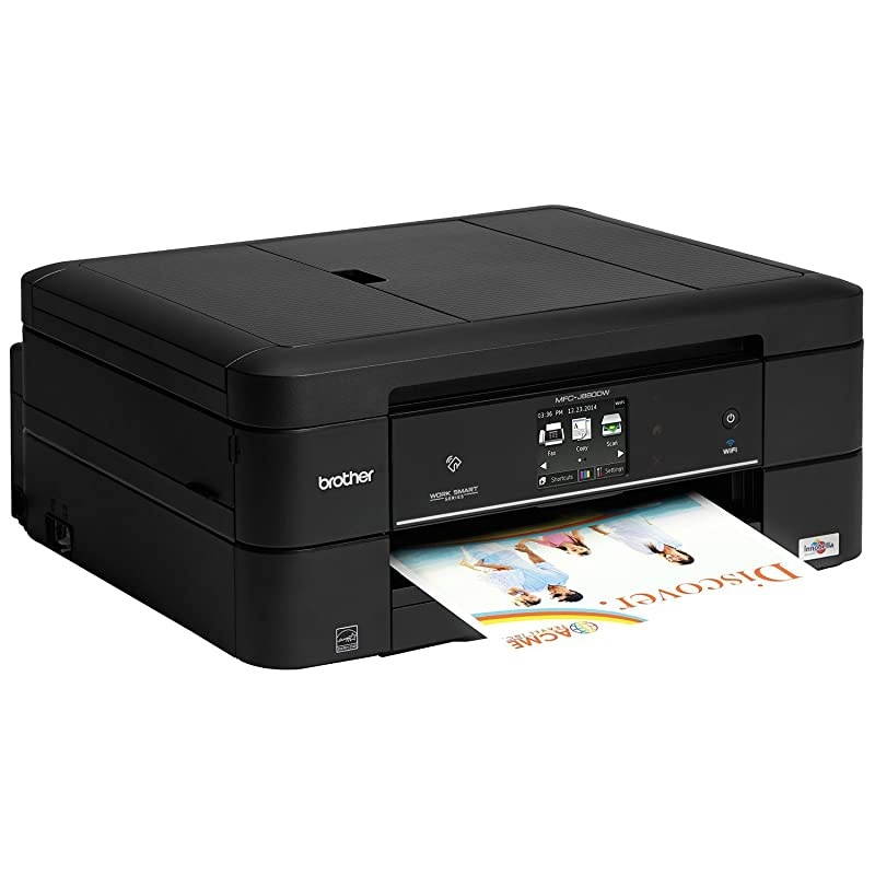 MFC-J880DW All-in-One Color Inkjet Printer, Compact & Easy to Connect, Wireless, Automatic Duplex Printing,  Dash Replenishment Ready