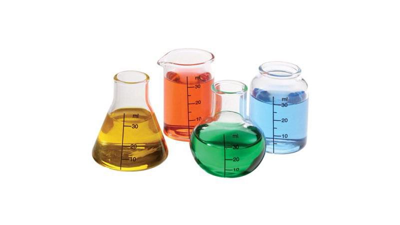 UT Brands Lab Shots | Set of 4 Science Beaker 1oz Shot Glasses