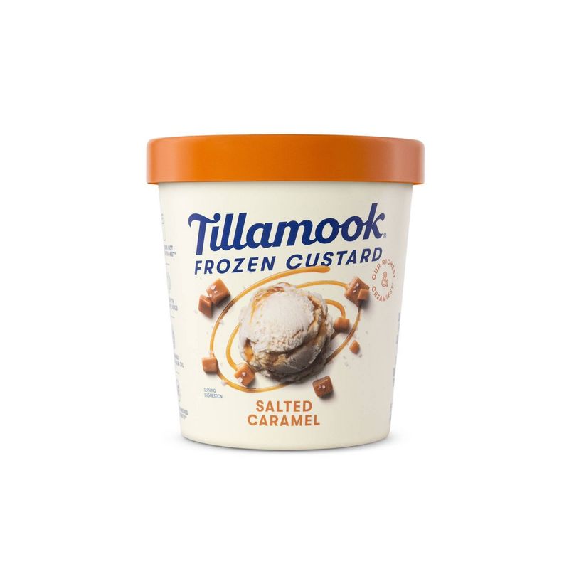Tillamook Salted Caramel Frozen Custard - 15oz