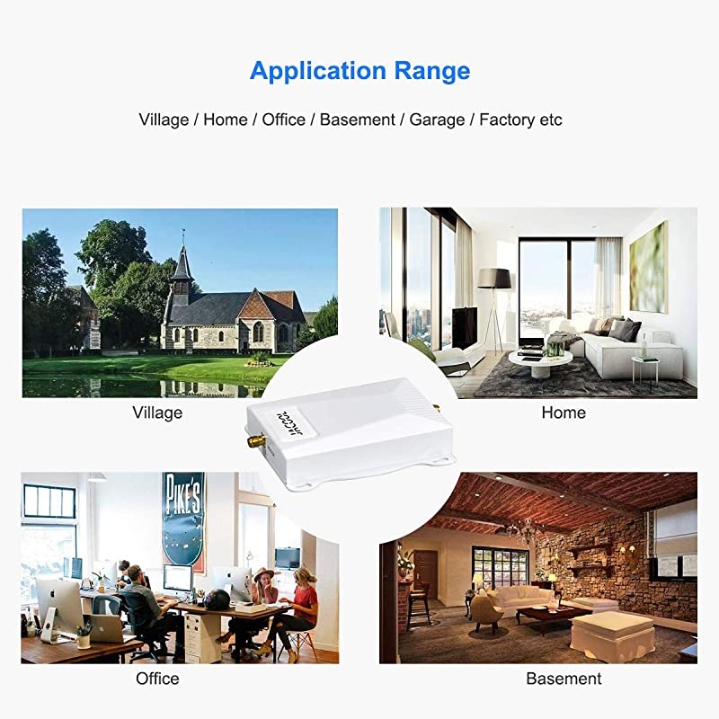 Cell Phone Signal Booster 4G LTE Cell Phone Booster Cell Signal Booster Mobile Signal Amplifier Repeater Cell Extender Band 13 700MHz Improve 4G Data Voice for Remote Area Home
