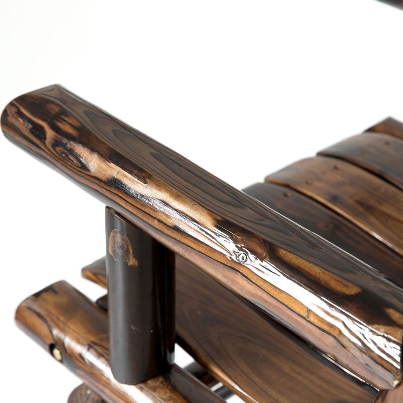 Wood Outdoor Bench in Natural Brown-Pemberly Row