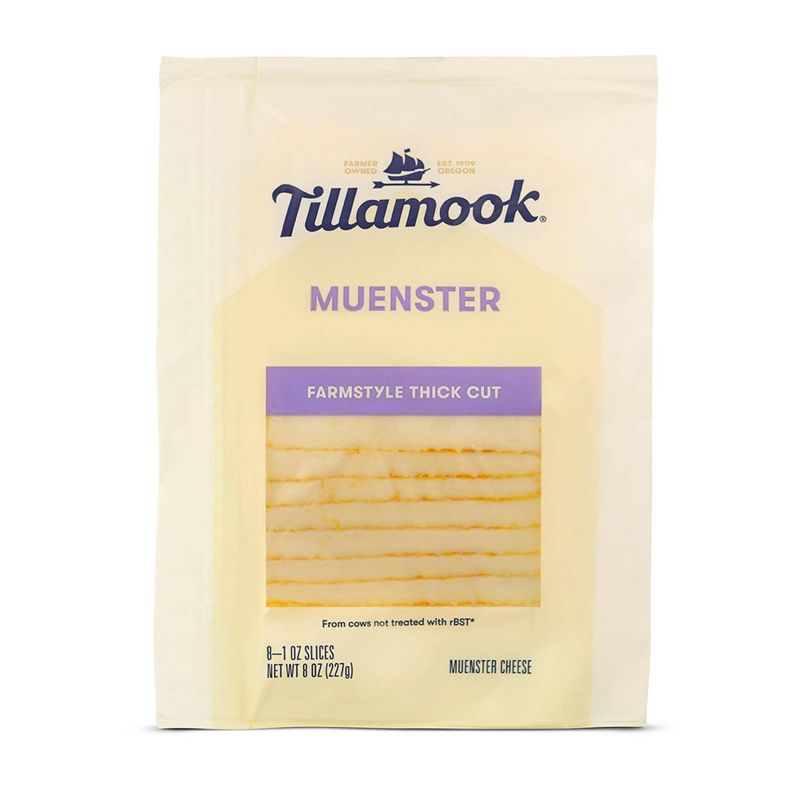 Tillamook Muenster Cheese Slices - 8oz