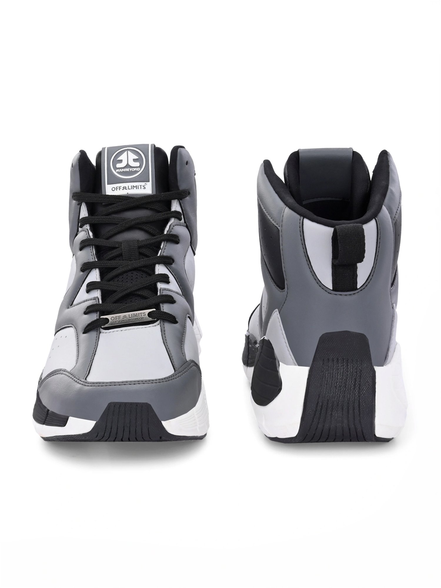 Off Limits Men's RIDER Grey Basketball Shoes