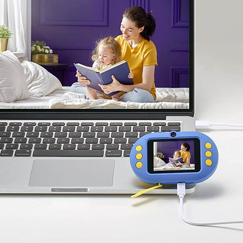 Kids Camera  Q1 Digital Video Camcorder Action Camera Rechargeable with 8G SD Card 2.0&rdquo; for 3-12 Year Old Boys and Girls Birthday Festival Gift